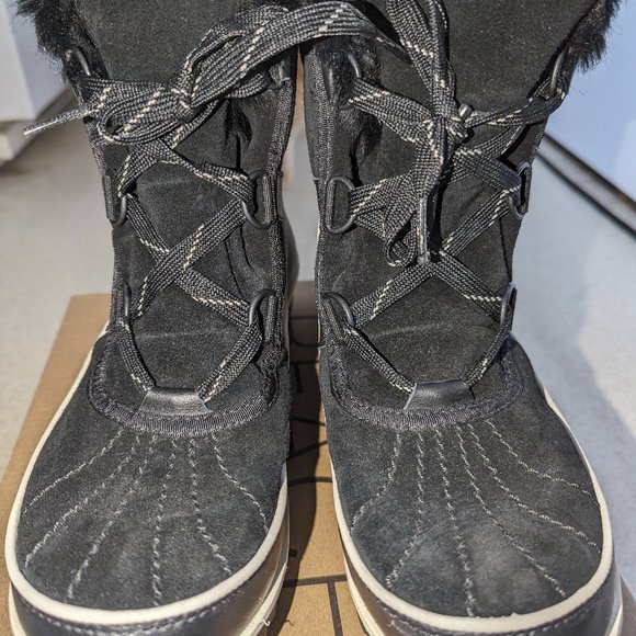 NWOT - Sorel Tivoli II Low Black waterproof snow boots Sz. 8 (fit like 7.5!) - Picture 2 of 14